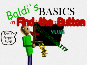 Tải về Baldi's Basics in Find the Button cho Minecraft 1.13.1